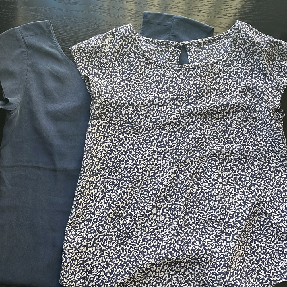Two Joie Silk Tops, XS